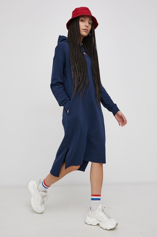 Tommy Jeans - Sukienka DW0DW12012.4890 DW0DW12012.4890 granatowy AW21