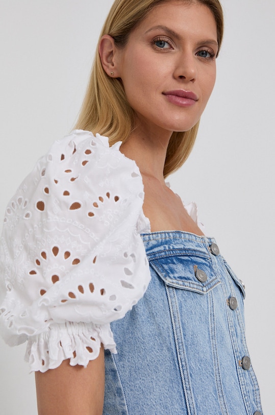 Miss Sixty Sukienka jeansowa niebieski 6N2DJ4160000