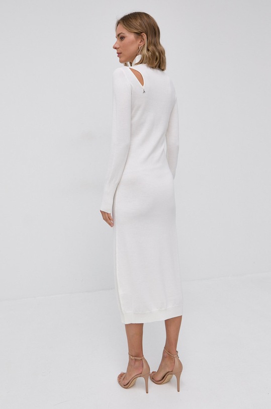 Odzież Patrizia Pepe Sukienka wełniana 2A2241.AM36 beżowy