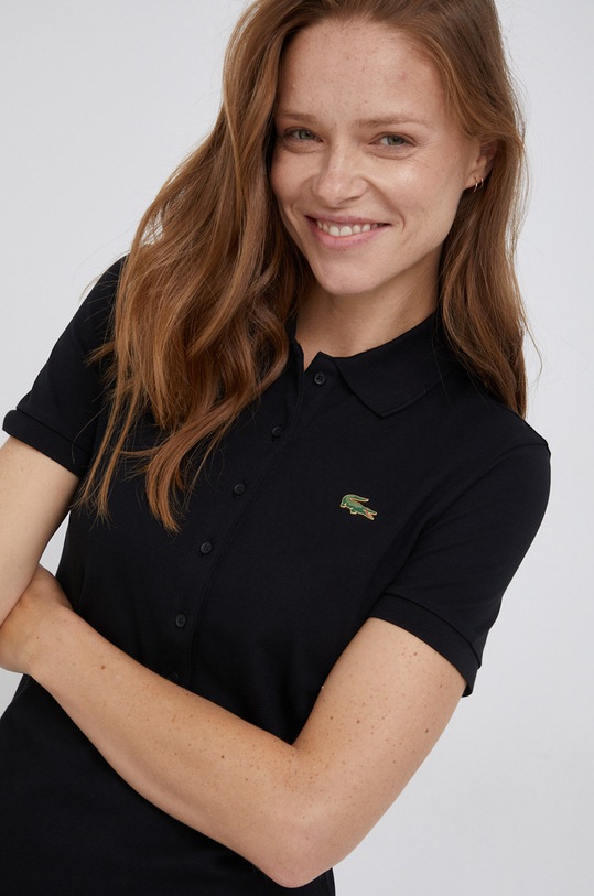 Lacoste Sukienka EF0653 czarny EF0653