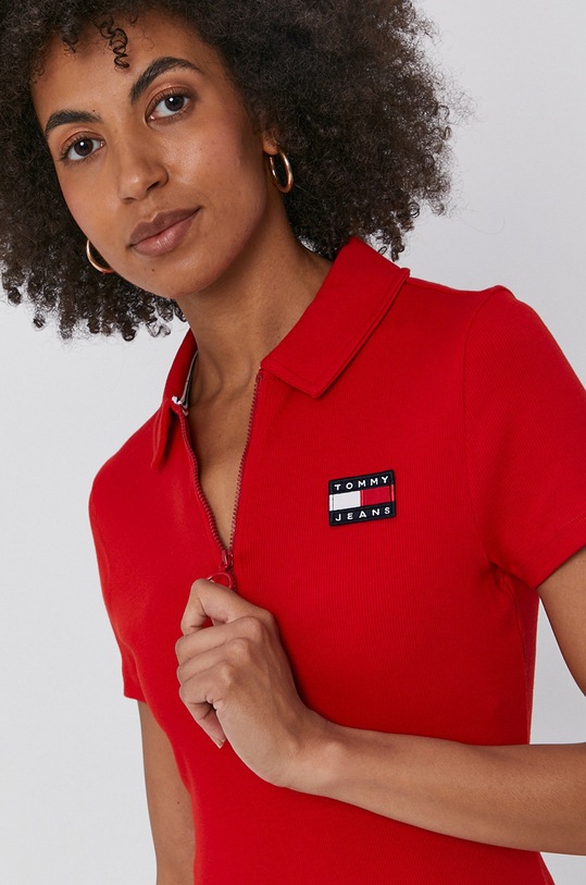 Šaty Tommy Jeans červená DW0DW10380.4890