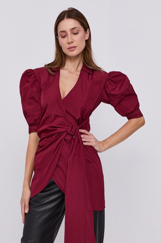 Рокля Red Valentino WR3VABB51FP бордо AW21