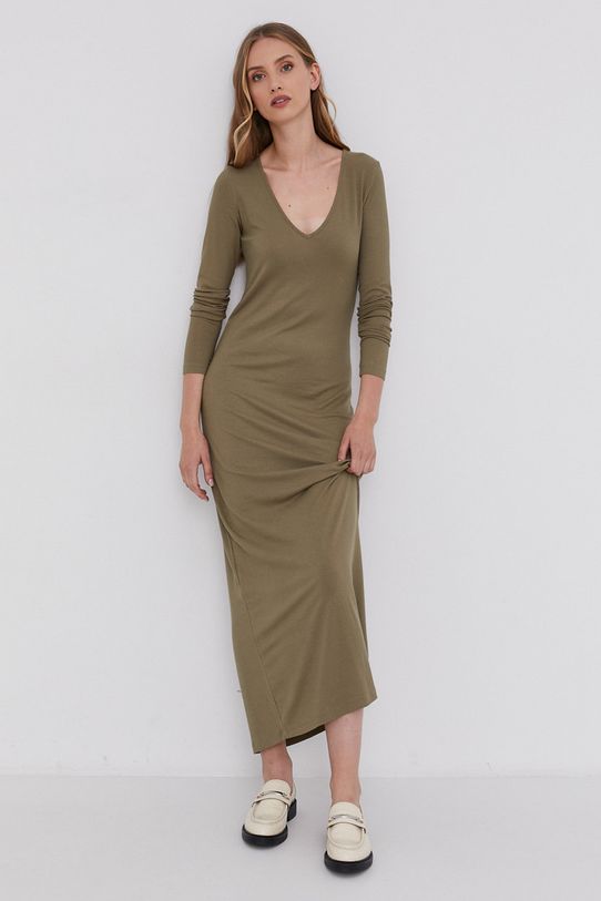 Платье Samsoe Samsoe casual зелёный F21300116