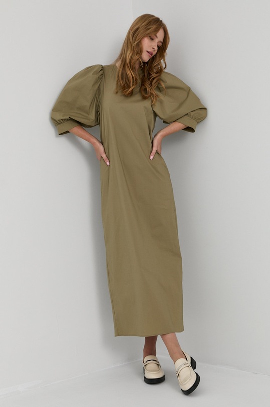 Samsoe Samsoe Rochie midi verde F21300192