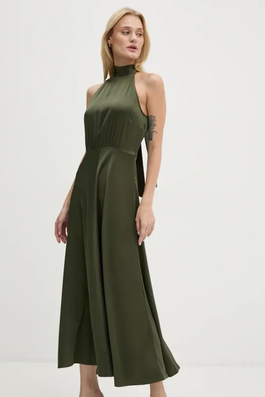 Samsoe Samsoe dress Rheo round neck green F20500071