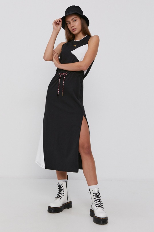 Šaty Puma 531654 s elastanom čierna 531654