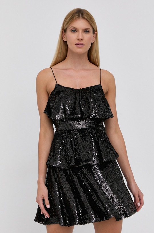 Twinset Sukienka rozkloszowany czarny 212TT2230