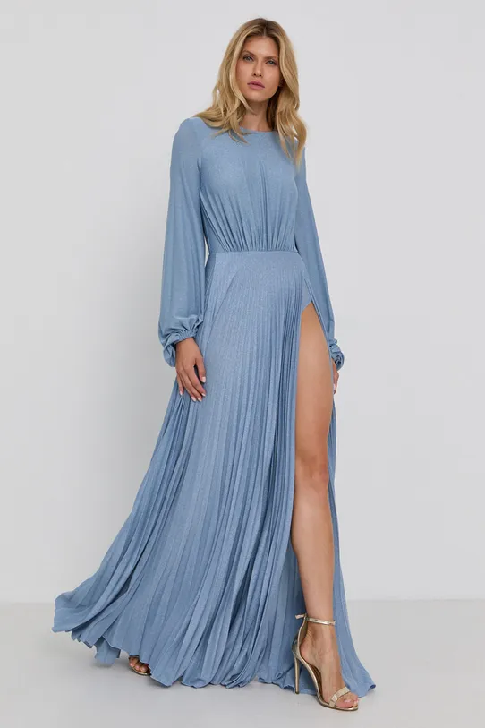 Elisabetta Franchi Sukienka niebieski AB05816E2