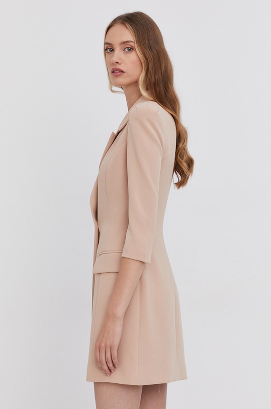 Odzież Elisabetta Franchi Sukienka AB07716E2 beżowy