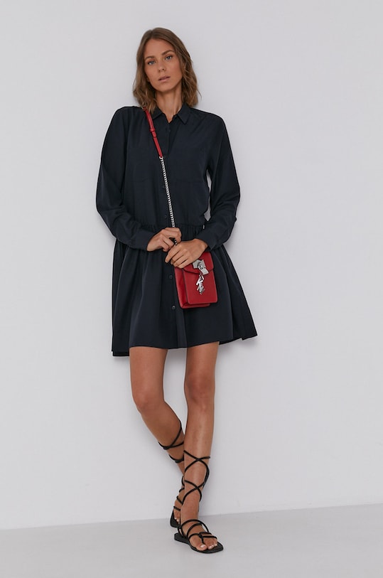 Pepe Jeans Sukienka Alessa PL952895.985 czarny AW21