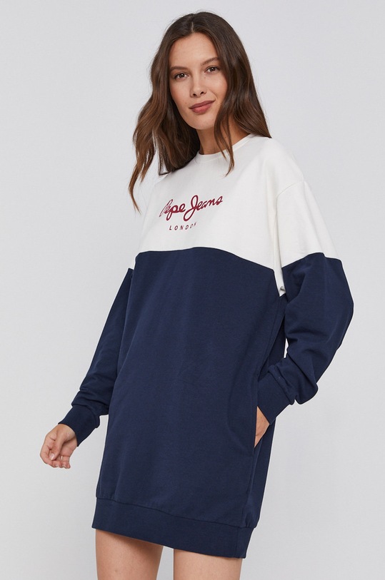 Pepe Jeans Rochie Blanche mini bleumarin PL952987.594