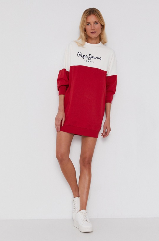 Pepe Jeans Rochie Blanche mini rosu PL952987.274