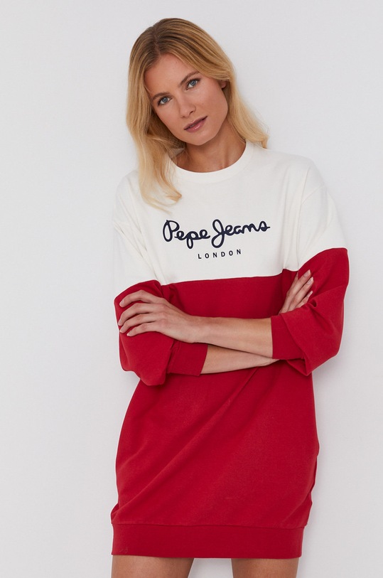 Pepe Jeans Rochie Blanche PL952987.274 rosu AW21