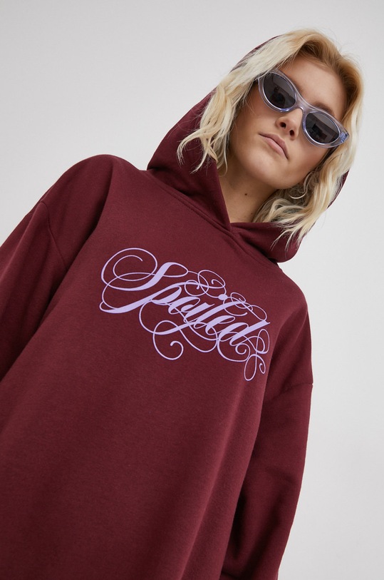 Local Heroes Sukienka bordowy AW21D0019