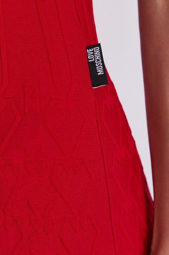 Love Moschino Sukienka W.S.58R.10.X.A107 czerwony