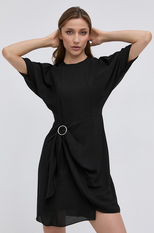 The Kooples Sukienka trzy czwarte czarny FROB23001K