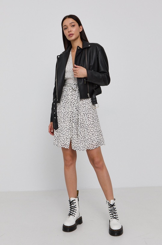 Šaty The Kooples FROB23077K bílá AW21