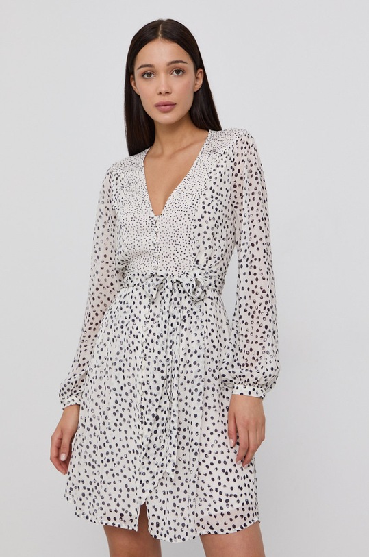 Šaty The Kooples bílá FROB23077K