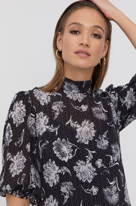 Šaty The Kooples čierna FROB23153K