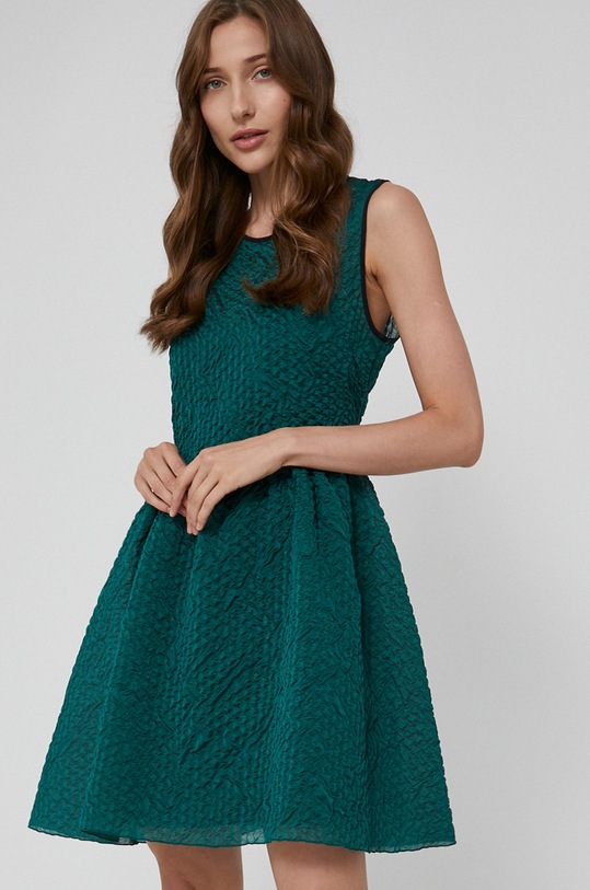 Šaty Victoria Victoria Beckham 2321WDR002809A zelená AW21
