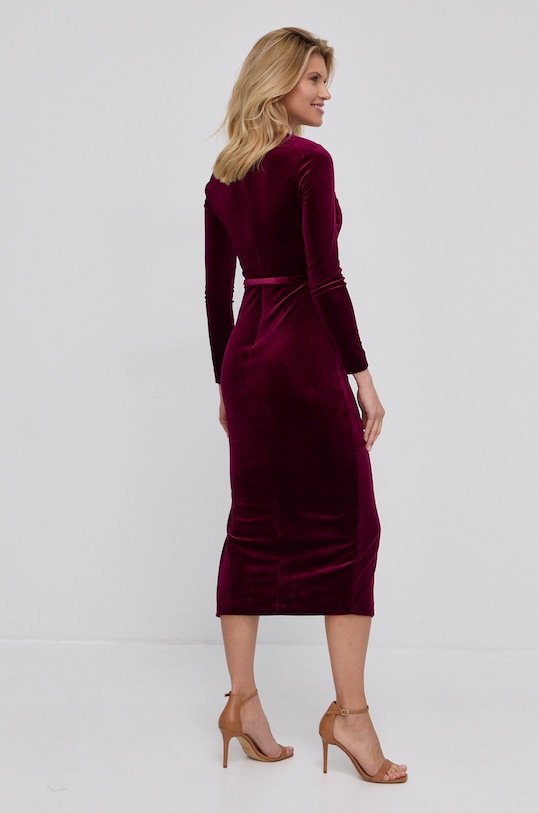 Oblečenie Šaty Bardot 53995DB.BURGUNDY fialová