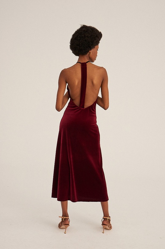 Odzież Undress Code Sukienka 328 bordowy