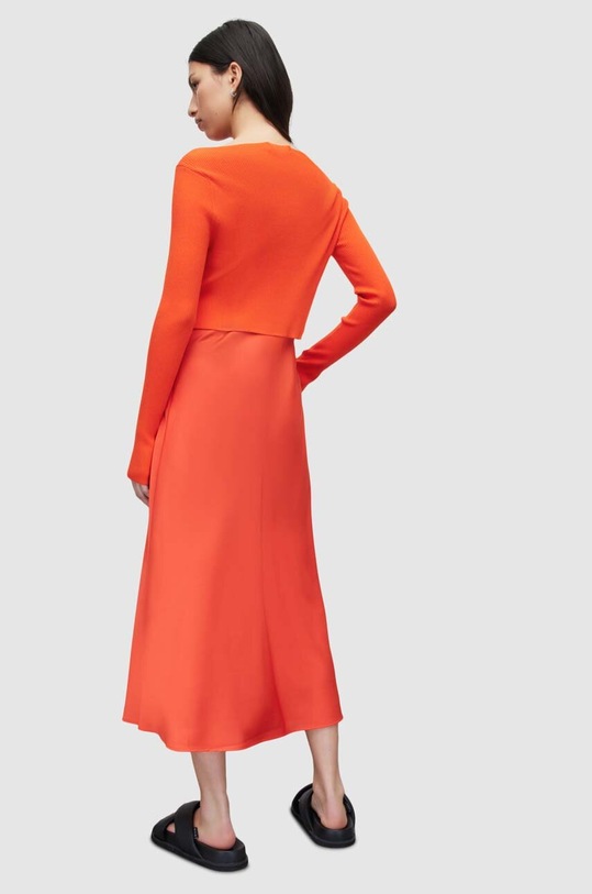 AllSaints rochie si pulover WD199S rosu