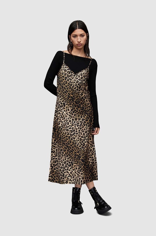 Odzież AllSaints Sukienka i sweter HERA LEPPO DRESS WD220U czarny