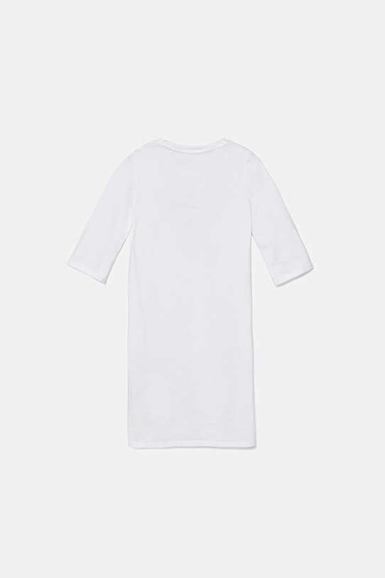 Хлопковое детское платье Guess J93K51.KAUD0 белый AW21