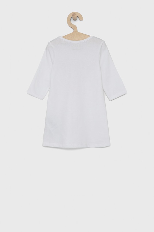 Guess Sukienka bawełniana dziecięca K93K22.KAUD0 biały AW21