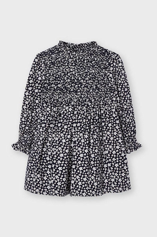 Dievčenské šaty Mayoral kvetinový tmavomodrá 4922.6C.Mini