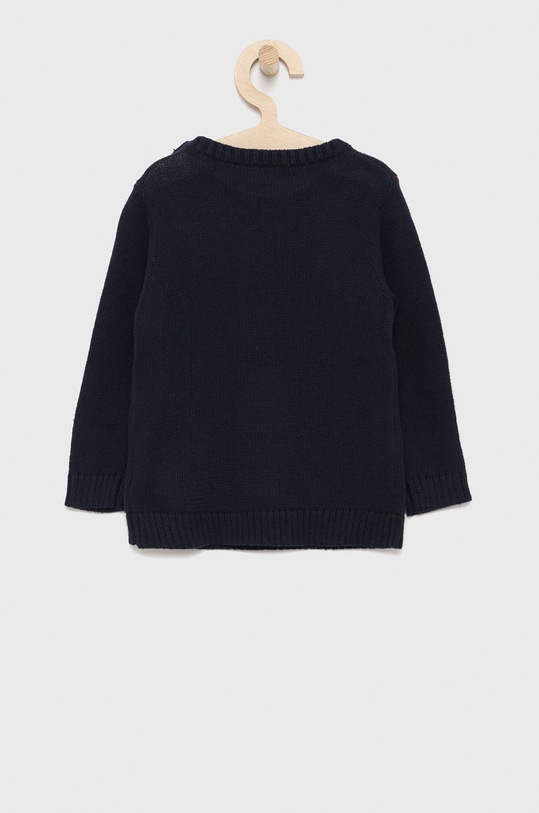 Detský bavlnený sveter Name it 13195723 tmavomodrá AW21