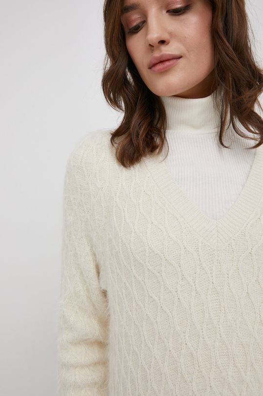 Vero Moda Sweter 10248753 beżowy