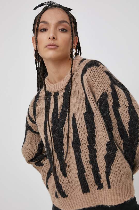 Vero Moda Sweter brązowy 10248910