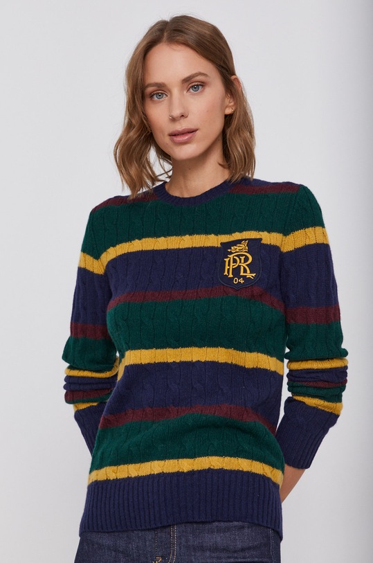 Polo Ralph Lauren Pulover de lână subtiri bleumarin 211843889001