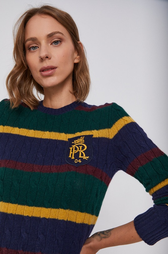 Polo Ralph Lauren Pulover de lână bleumarin 211843889001