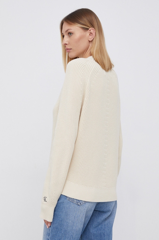Odzież Calvin Klein Jeans Sweter J20J215290.4890 J20J215290.4890 beżowy