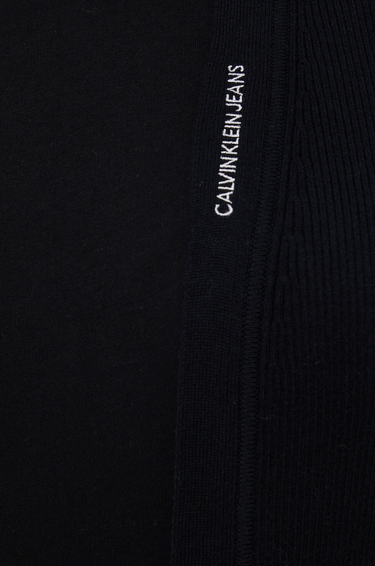 Calvin Klein Jeans Kardigan z domieszką wełny J20J216600.4890 J20J216600.4890 czarny