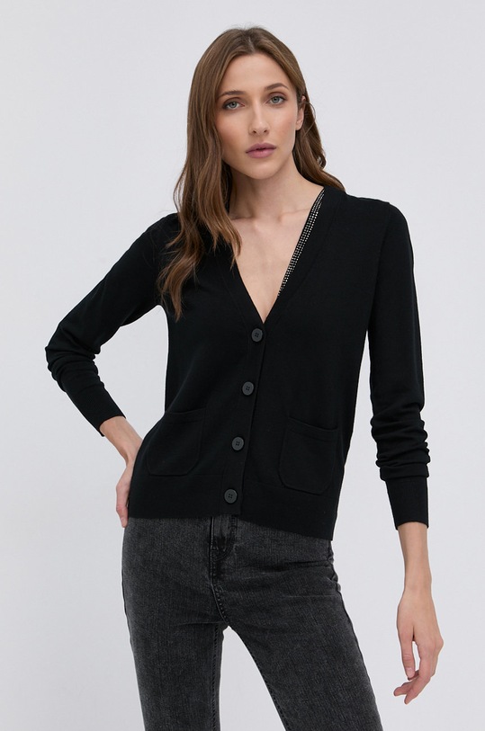 Liu Jo Kardigan WF1312.MA49I pozostałe czarny WF1312.MA49I
