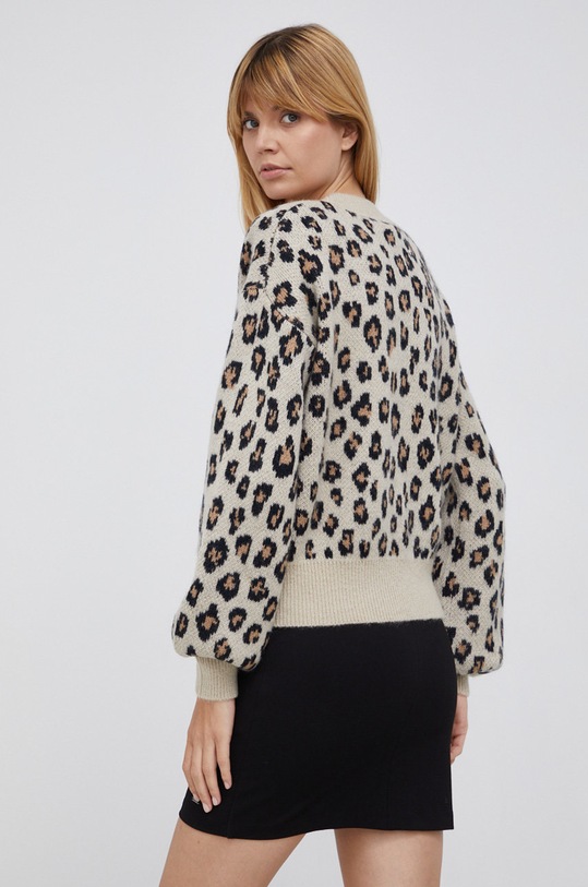 Odzież Pepe Jeans Sweter z domieszką wełny PL701774.0AA beżowy