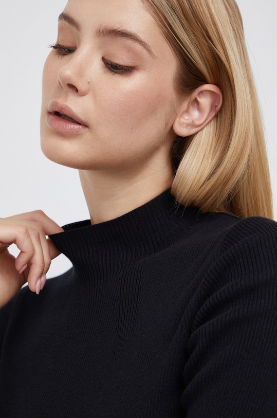 Marc O'Polo Sweter bawełniany czarny 109501460181