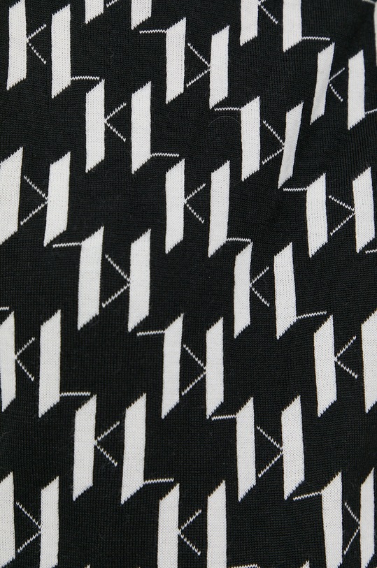 Karl Lagerfeld Sweter z domieszką wełny 216W2006 216W2006 czarny