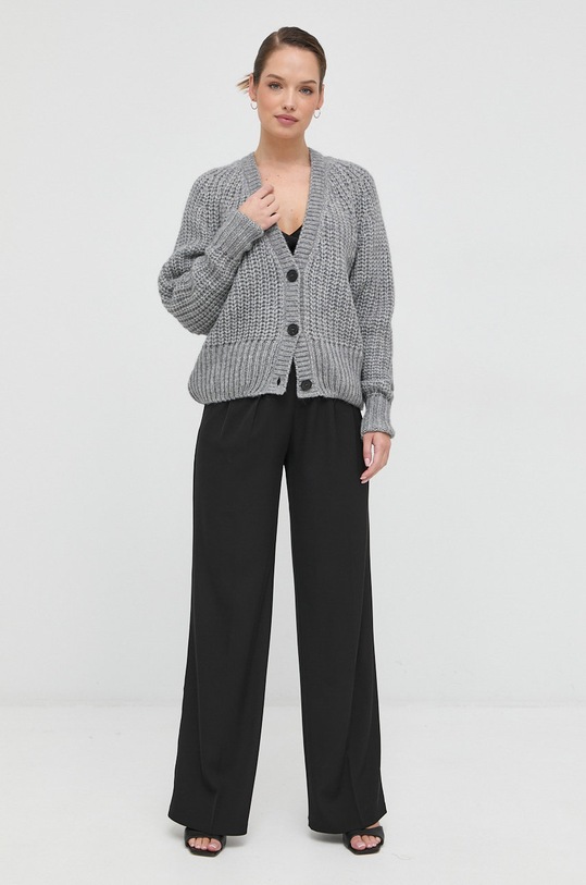 Kardigan Ivy & Oak IO1121F3047 šedá AW21