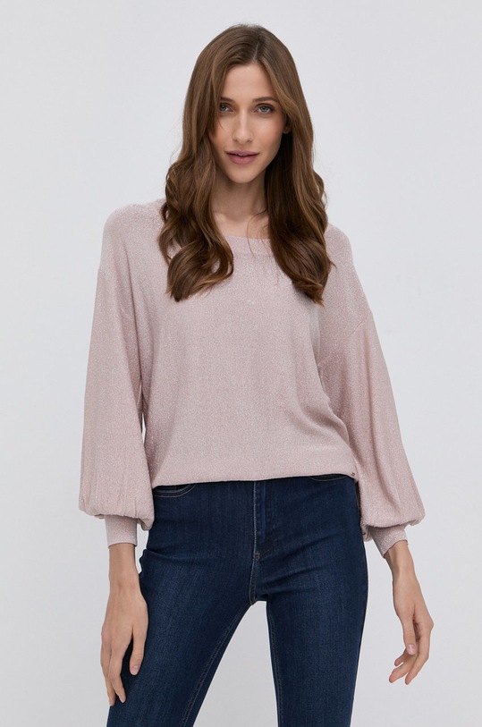 Morgan Sweter MOLKI różowy AW21