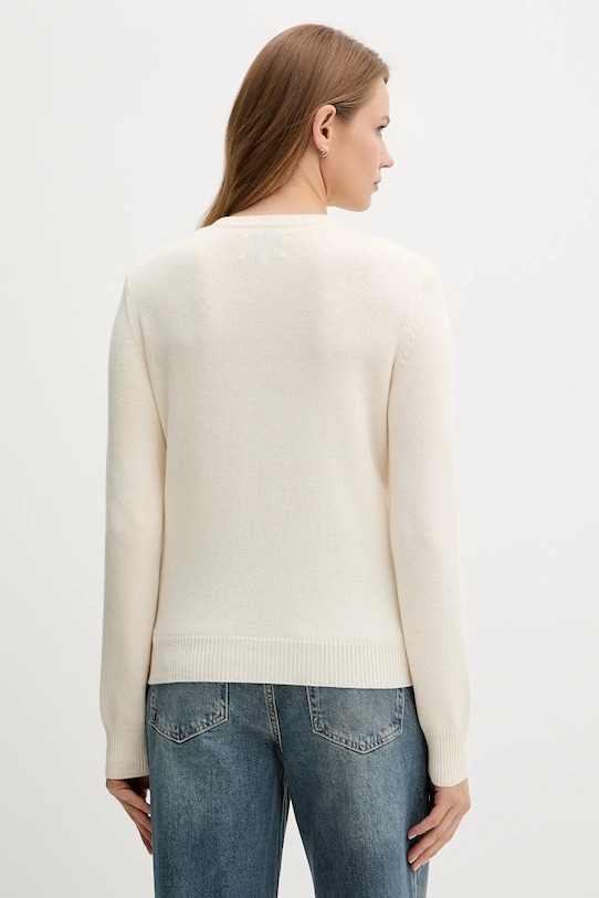 Îmbrăcăminte MC2 Saint Barth pulover de lana QUE0010 bej