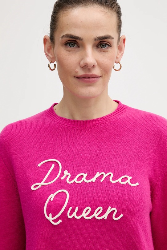 MC2 Saint Barth sweter wełniany różowy QUE0010