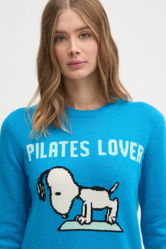 MC2 Saint Barth sweter wełniany niebieski QUE0010