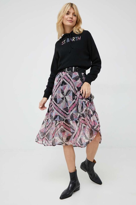 Вовняний светр MC2 Saint Barth MEG0003 чорний AA00