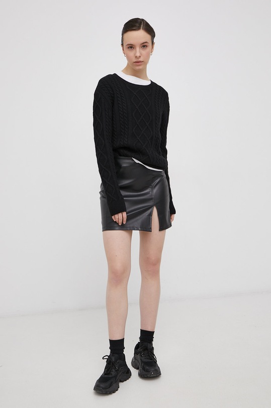 Vlnený sveter Superdry W6110349A.02A čierna AW21