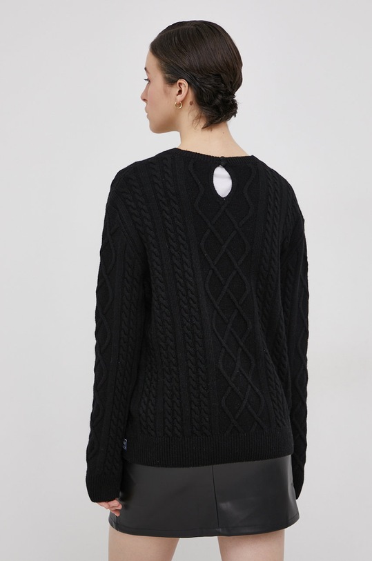 Oblečenie Vlnený sveter Superdry W6110349A.02A čierna